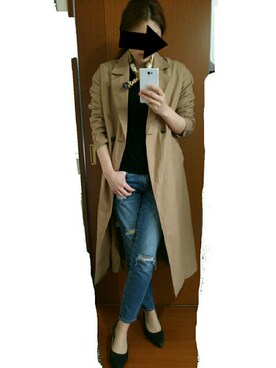 「春コート」｜koiaさん（レディース・165cm）の春コーディネート