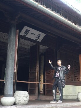 「PHILIPP PLEIN（フィリッププレイン）のアイテム」を使った、YB79 Gucci Yangboさん（メンズ・185cm）の冬コーディネート