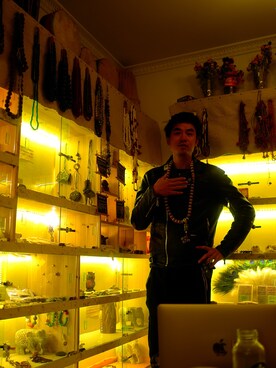 「PHILIPP PLEIN（フィリッププレイン）のアイテム」を使った、YB79 Gucci Yangboさん（メンズ・185cm）の春コーディネート