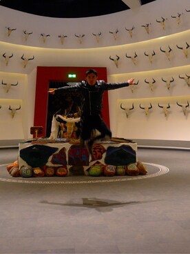 「PHILIPP PLEIN（フィリッププレイン）のアイテム」を使った、YB79 Gucci Yangboさん（メンズ・185cm）の春コーディネート