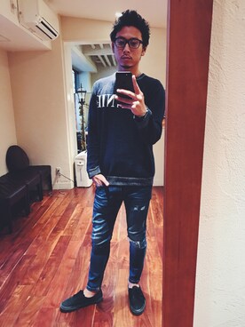 「ダブルティー」｜syo_z_さん（メンズ・174cm）の秋コーディネート