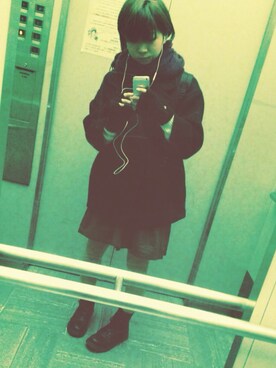 mihさん（レディース・160cm）の冬コーディネート