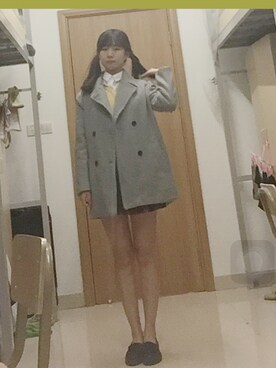 「H&M（エイチ・アンド・エム）のアイテム（カバーオール）」を使った、_收敛水さん（レディース・168cm）の秋コーディネート