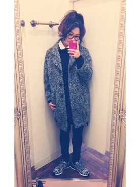 「N.（N. Natural Beauty Basic）（エヌエヌナチュラルビューティーベーシック）のアイテム（チェスターコート）」を使った、Yurino_hさん（レディース・164cm）の冬コーディネート