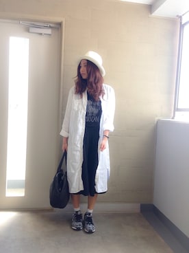 「アイテム（シャツワンピース）」を使った、Yurino_hさん（レディース・164cm・20代）の春コーディネート