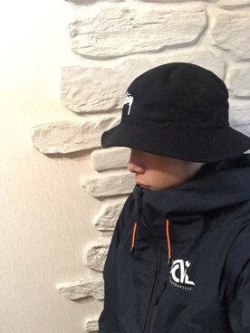 「Back Channel（バックチャンネル）のアイテム（マウンテンパーカー）」を使った、k!ck fl!pさん（メンズ・165cm）の秋コーディネート