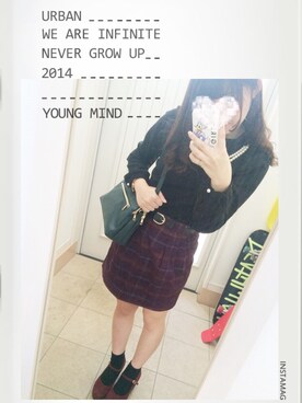 y u c h i ♡さん（レディース・152cm）の冬コーディネート