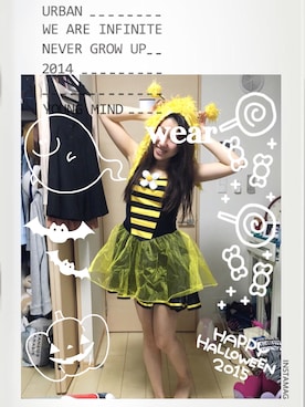 「bee」｜y u c h i ♡さん（レディース・152cm）の秋コーディネート