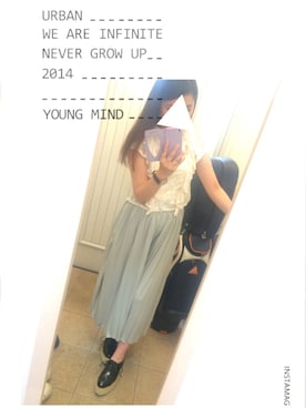 「ドラフトDAZ」｜y u c h i ♡さん（レディース・152cm）の夏コーディネート