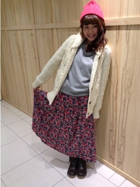 earth 名古屋パルコ店さん（レディース・150cm）の秋コーディネート