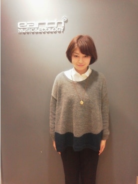 earth 名古屋パルコ店さん（レディース・160cm）の秋コーディネート