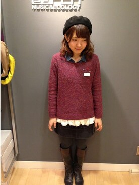 earth 名古屋パルコ店さん（レディース・160cm）の秋コーディネート