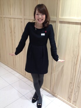 earth 名古屋パルコ店さん(レディース・154cm)の冬コーディネート