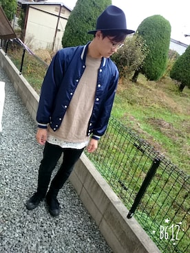 「ハットコーデ」｜kouta ueda さん（メンズ・173cm）の秋コーディネート