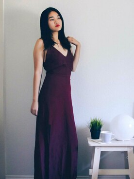 「GOWN」｜Sara Maさん（レディース・168cm）の夏コーディネート