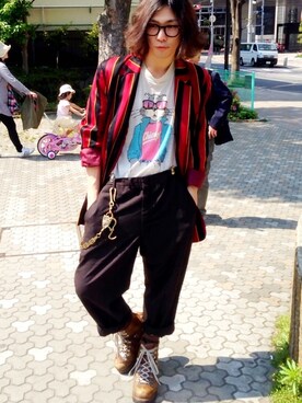 林瑞貴(ピース)さんのコーディネート