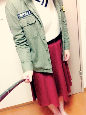 「ゆるずる」｜「アイテム（ジャケット/アウター）」を使った、sei.さん（レディース・164cm）の冬コーディネート