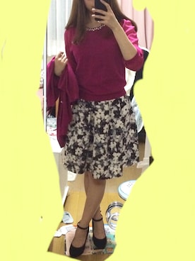 「ショッピング」｜「アイテム（アンサンブル）」を使った、よちゃんさん（レディース・153cm）の秋コーディネート