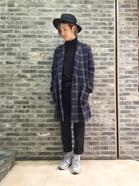 「RAGEBLUE（レイジブルー）のアイテム（その他アウター）」を使った、谷さん（メンズ・178cm）の秋コーディネート