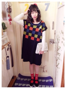 「PAR ICI」｜「アイテム（その他シューズ）」を使った、momocoさん（レディース・157cm）の秋コーディネート