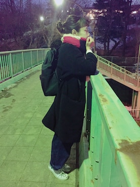 「CONVERSE（コンバース）のCONVERSE コンバース ジャック パーセル / JACK PURCEL（スニーカー）」を使った、momocoさん（レディース・157cm）の冬コーディネート