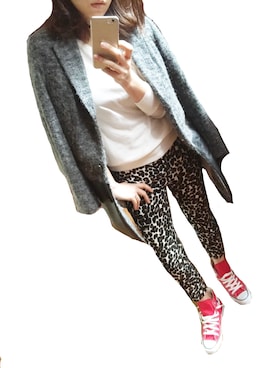 「ヨガ」｜「アイテム（その他アウター）」を使った、eriさん（レディース・162cm）の春コーディネート