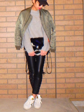 meguさん（レディース・163cm）の冬コーディネート