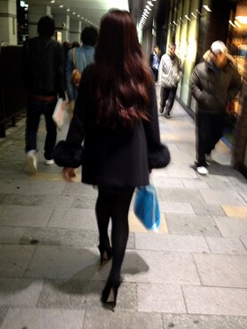 Snidel スナイデル の フォックスファーダブルコート その他アウター Wear