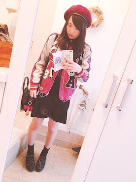 「RNA（アールエヌエー）のアイテム（フォーマルスーツ/小物）」を使った、あおみさん（レディース・158cm）の秋コーディネート