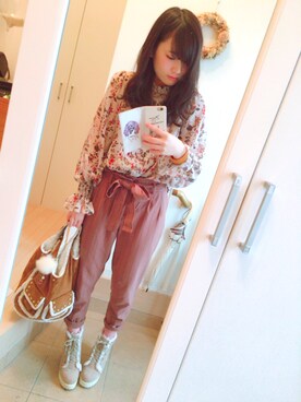 あおみさん（レディース・158cm）の冬コーディネート