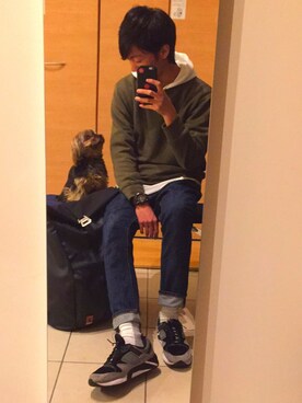 寺住みさん（メンズ・174cm）の冬コーディネート