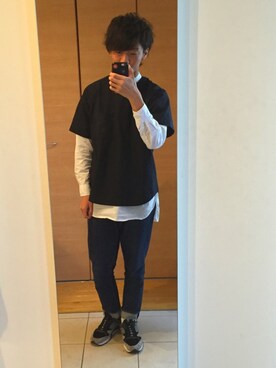 寺住みさん(メンズ・174cm)の春コーディネート