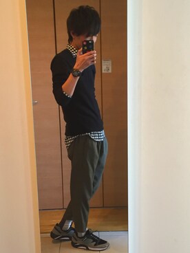 寺住みさん(メンズ・174cm)の春コーディネート