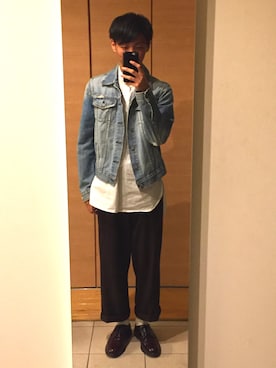 RUEHL No.925のデニムジャケットを使った人気ファッション