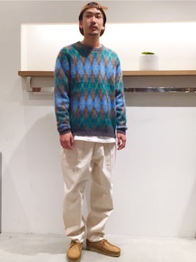 Junji Horiiさん（メンズ・181cm）の秋コーディネート