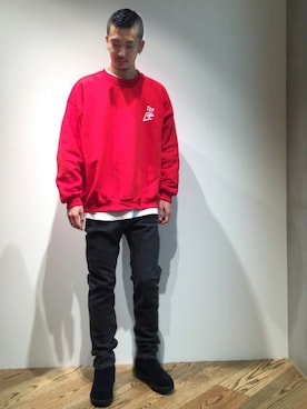 Junji Horiiさん(メンズ・181cm)の秋コーディネート