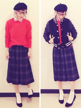 MAIKOさん(レディース・155cm)の冬コーディネート