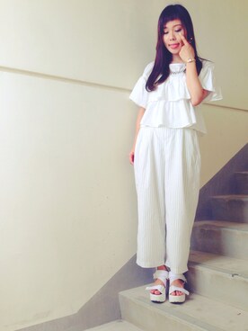 MAIKOさん(レディース・155cm)の夏コーディネート