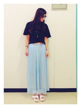 MAIKOさん（レディース・155cm）の夏コーディネート