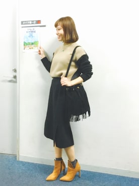 MAIKOさん（レディース・155cm）の冬コーディネート