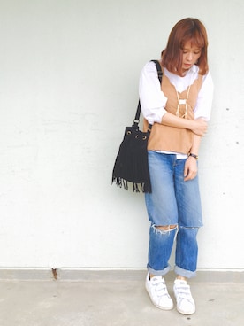 MAIKOさん（レディース・155cm）の春コーディネート