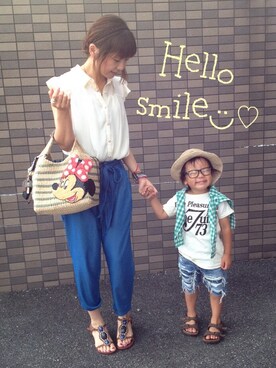 coiさん(キッズ・100cm)の夏コーディネート