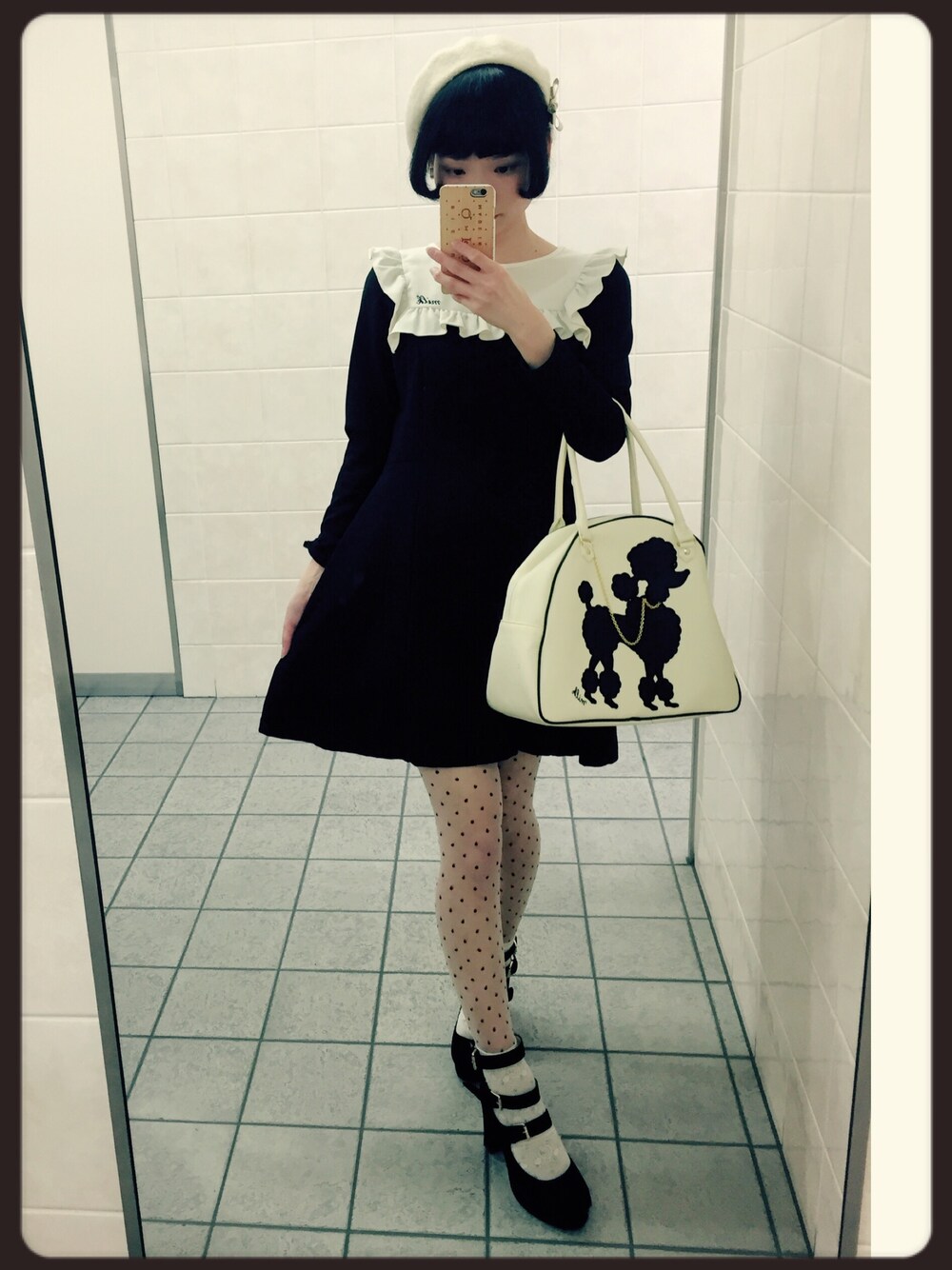 MILKのふわふわプードルバック　ヴィンテージ　レア MILKのふわふわプードルバック ヴィンテージ レア