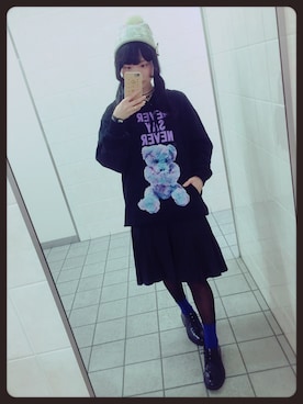 「SWIMMER（SWIMMER）のアイテム（帽子）」を使った、おあいこさん（レディース・160cm）の秋コーディネート