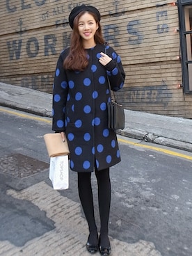 「ノーカラージャケット」｜bagazimuriさん（レディース・164cm）の冬コーディネート