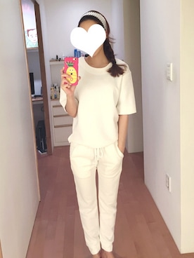 「アイテム（ルームウェア）」を使った、bagazimuriさん（レディース・164cm）の春コーディネート