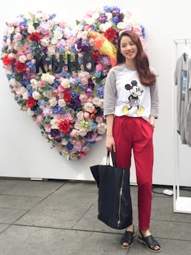 「ミッキー」｜bagazimuriさん（レディース・164cm）の春コーディネート