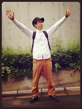 「Danner（ダナー）のアイテム（モカシン/デッキシューズ）」を使った、kazunoriさん（メンズ・167cm）の夏コーディネート