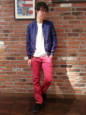 T.Takahashiさん（メンズ・184cm）の春コーディネート