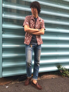 T.Takahashiさん（メンズ・184cm）の夏コーディネート